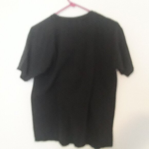 Vans mens medium black w/white logo t-shirt - Picture 3 of 4
